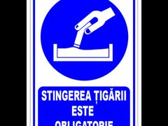 Indicator stingerea tigarii este obligatorie